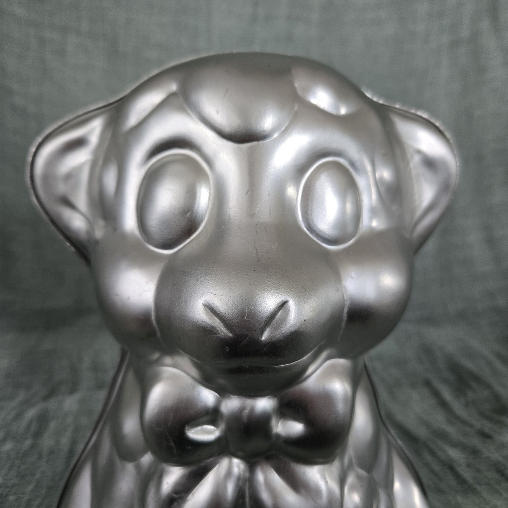 VTG 1974 WILTON  Lamb Cake Pans 3D 2 Piece Aluminum Easter Shower Approx 9x7x6 - Picture 12 of 12